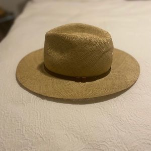 Stetson straw fedora size 7-7 1/8